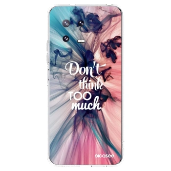 Picasee silikonowe przeźroczyste etui na Xiaomi 13 Pro - Don't think TOO much