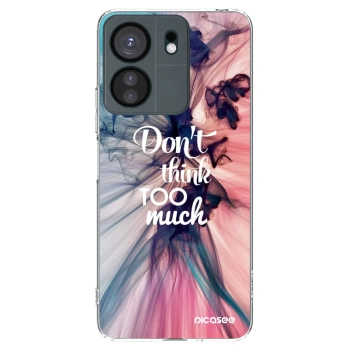 Picasee silikonowe przeźroczyste etui na Xiaomi Redmi 13C 4G - Don't think TOO much