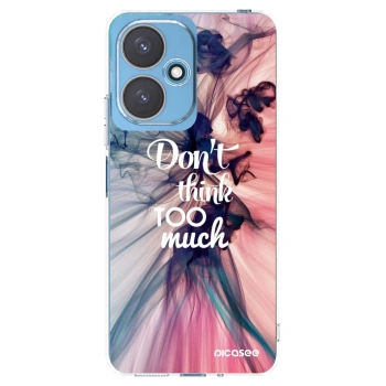 Picasee silikonowe przeźroczyste etui na Xiaomi Redmi 13C 5G - Don't think TOO much