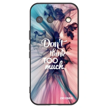 Picasee silikonowe czarne etui na Google Pixel 9 - Don't think TOO much