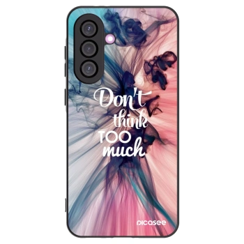 Picasee silikonowe czarne etui na Samsung Galaxy A56 5G A566B - Don't think TOO much