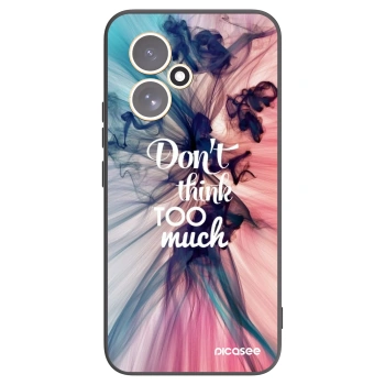 Picasee silikonowe czarne etui na Honor 400 5G - Don't think TOO much