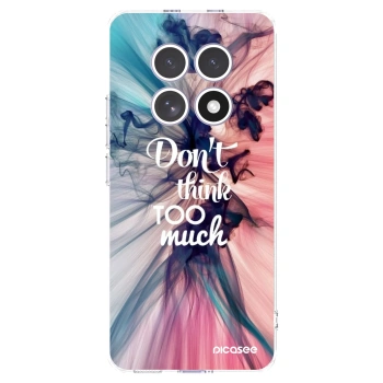 Picasee silikonowe przeźroczyste etui na Xiaomi Redmi Note 15 4G - Don't think TOO much