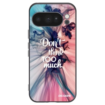 Picasee silikonowe czarne etui na Google Pixel 10 Pro - Don't think TOO much