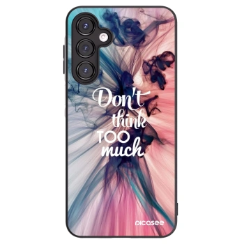 Picasee silikonowe czarne etui na Samsung Galaxy A16 4G - Don't think TOO much