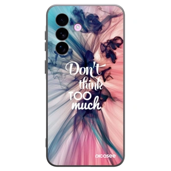 Picasee silikonowe czarne etui na Samsung Galaxy A57 5G - Don't think TOO much