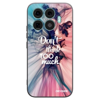 Picasee silikonowe czarne etui na Xiaomi 17T - Don't think TOO much