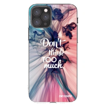 Picasee silikonowe przeźroczyste etui na Apple iPhone 11 Pro - Don't think TOO much