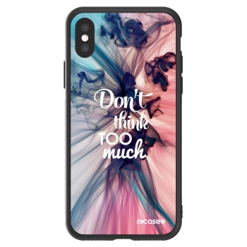 Picasee ULTIMATE CASE na Apple iPhone X/XS - Don't think TOO much
