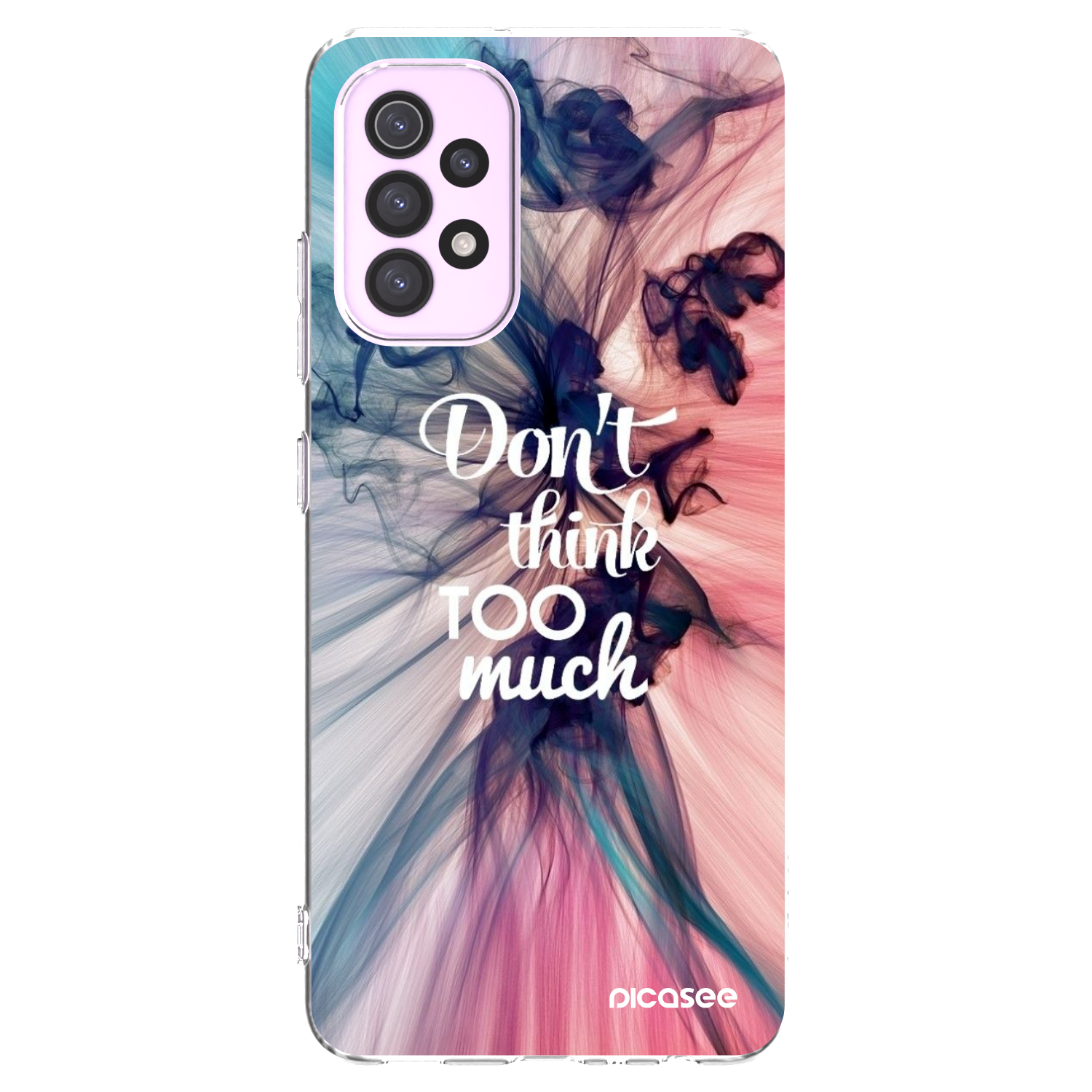 Picasee silikonowe przeźroczyste etui na Samsung Galaxy A32 5G A326B - Don't think TOO much