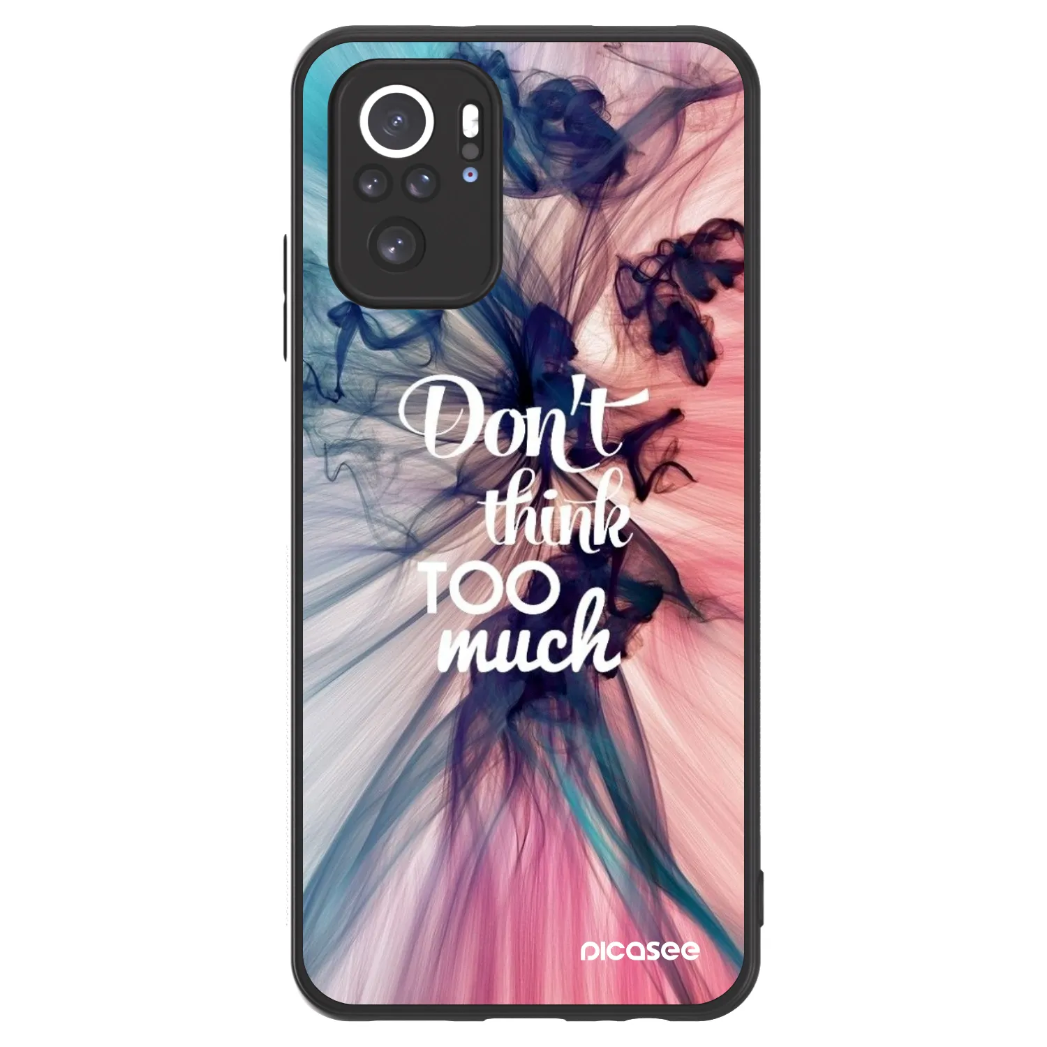 Picasee ULTIMATE CASE na Xiaomi Redmi Note 10 - Don't think TOO much