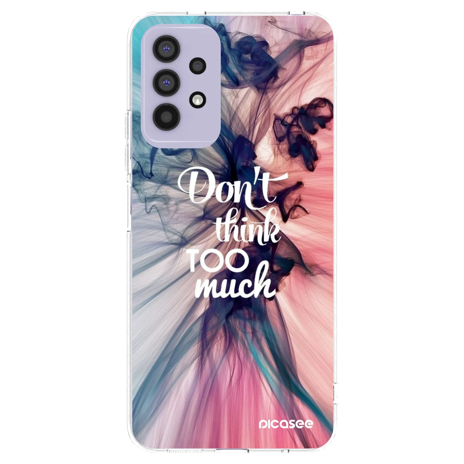 Picasee silikonowe przeźroczyste etui na Samsung Galaxy A32 4G SM-A325F - Don't think TOO much