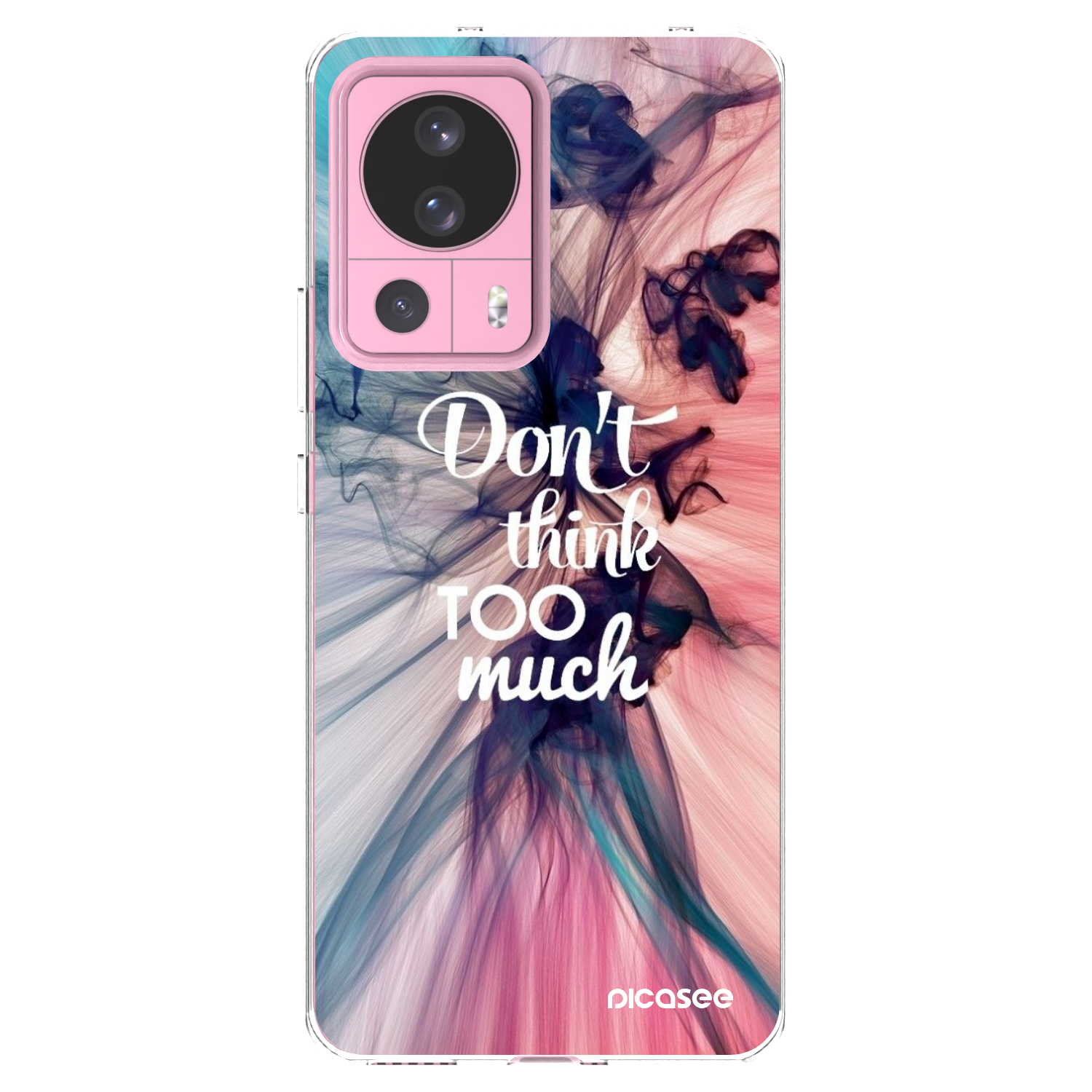 Picasee silikonowe przeźroczyste etui na Xiaomi 13 Lite - Don't think TOO much