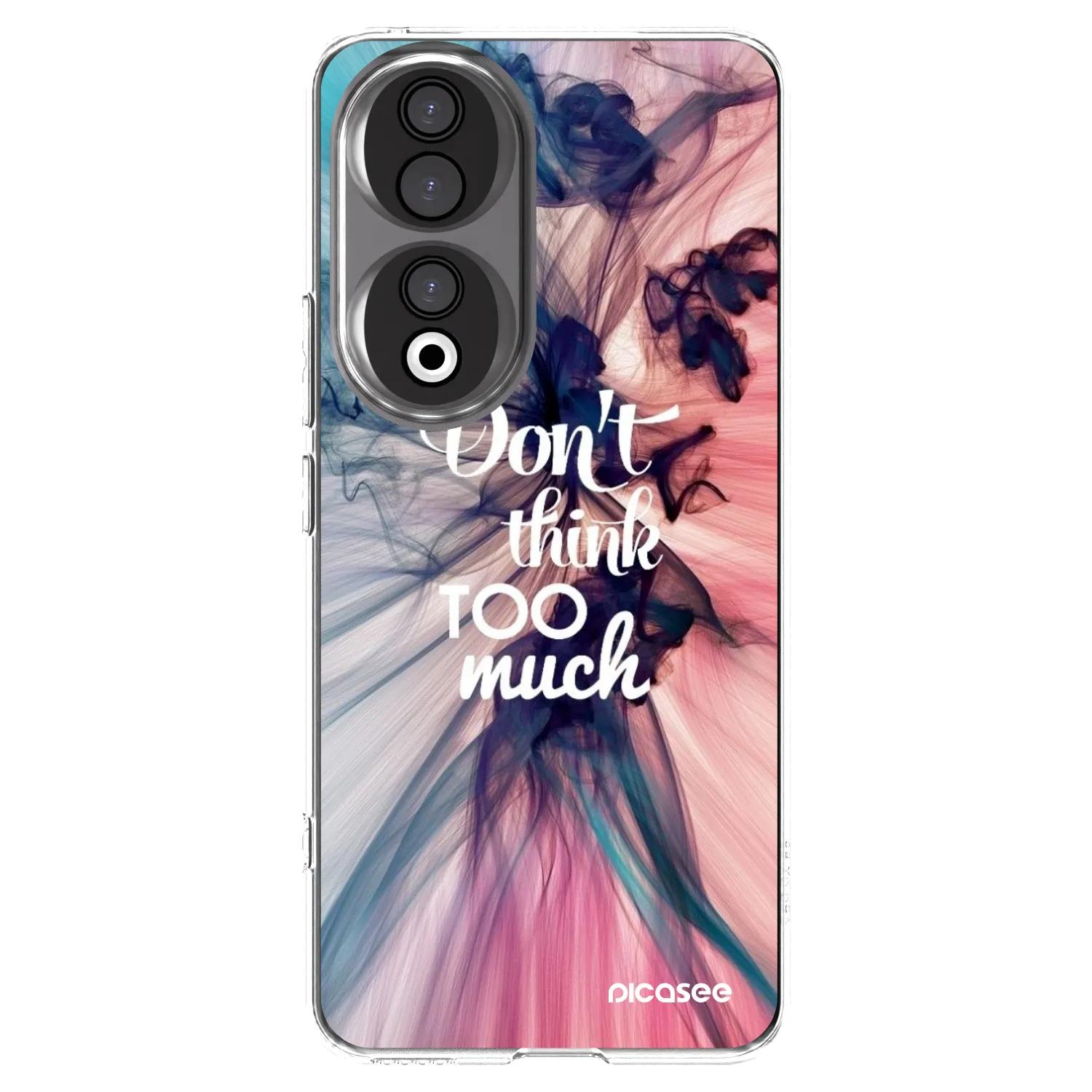 Picasee silikonowe przeźroczyste etui na Honor 90 5G - Don't think TOO much