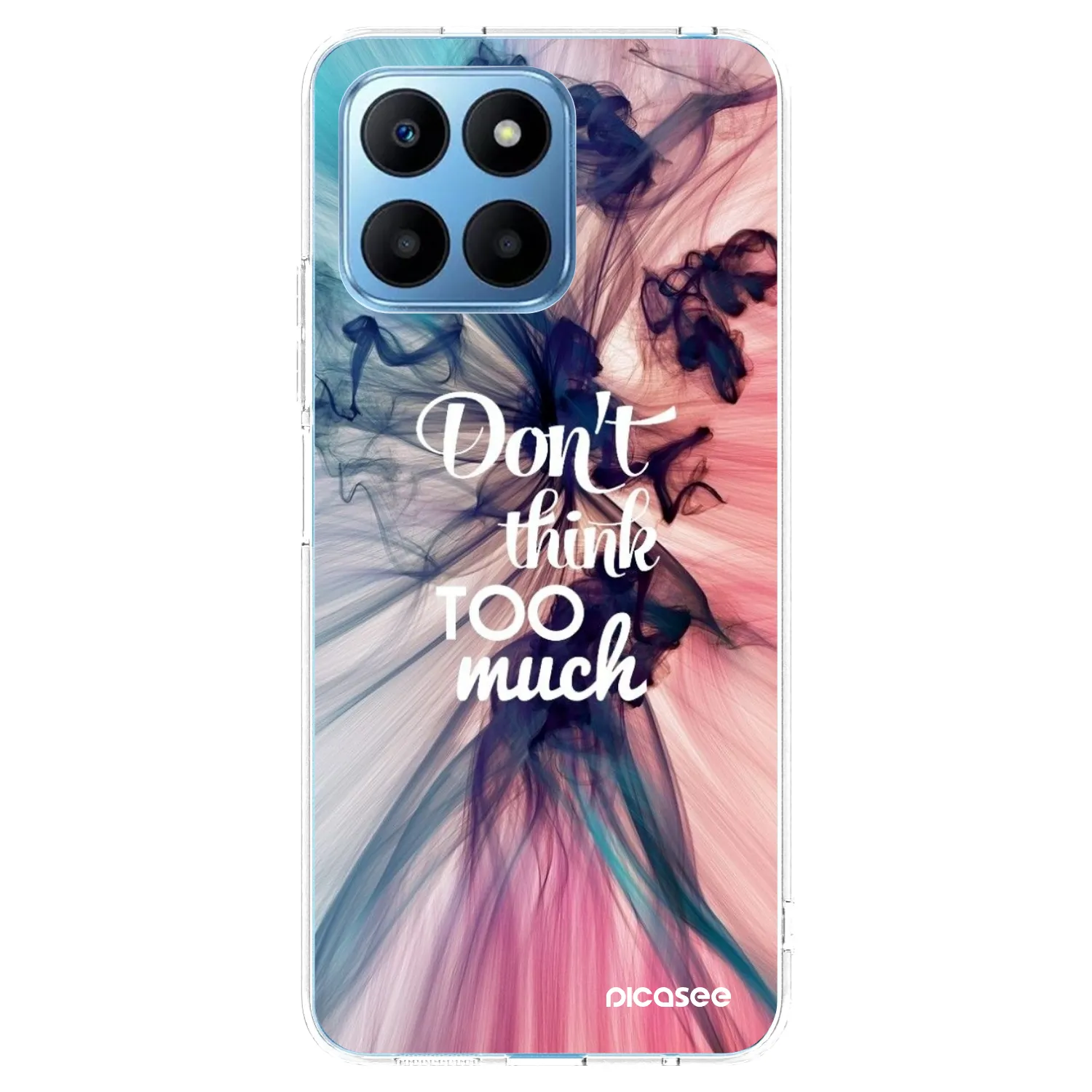 Picasee silikonowe przeźroczyste etui na Honor 70 Lite - Don't think TOO much