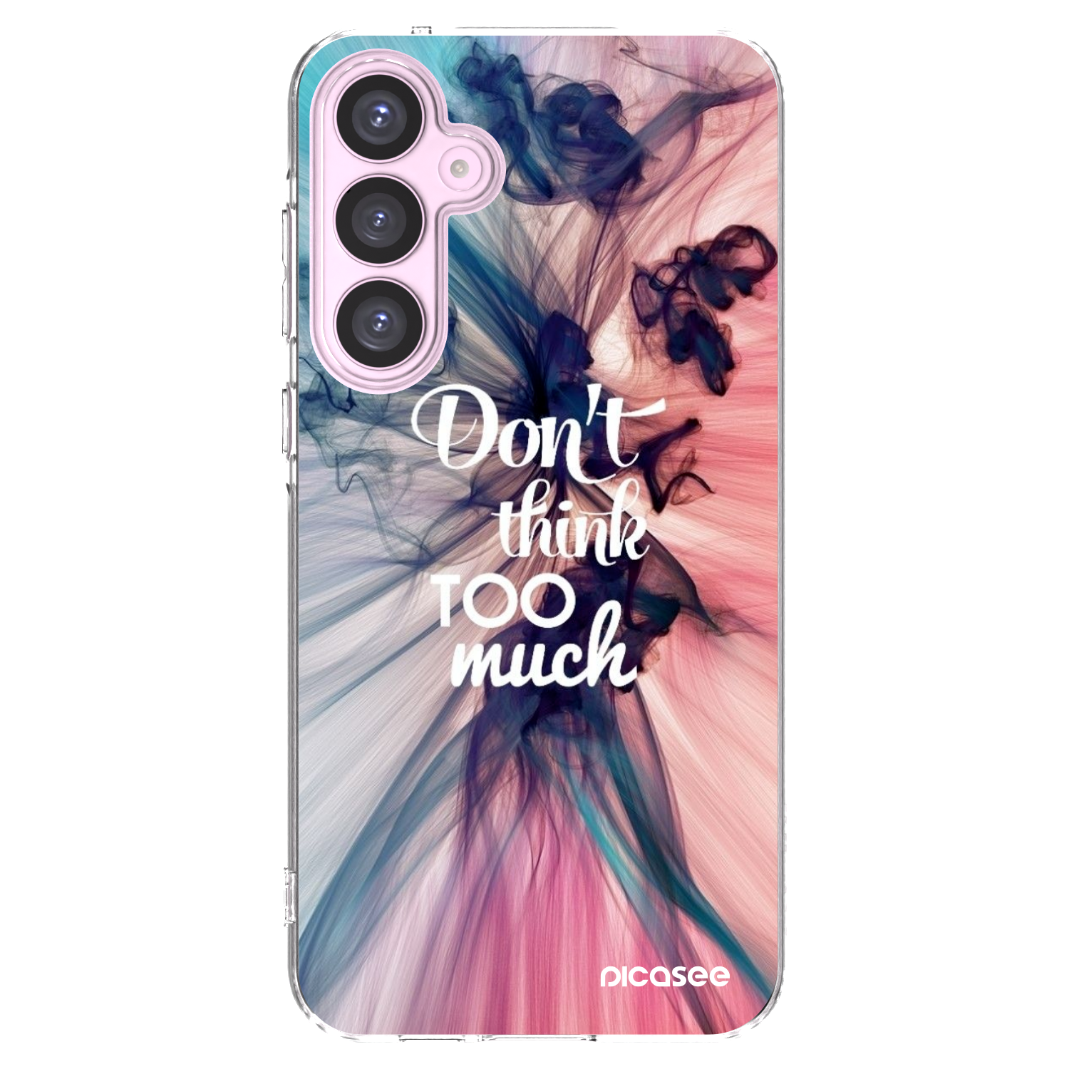 Picasee silikonowe przeźroczyste etui na Samsung Galaxy A55 5G A556B - Don't think TOO much