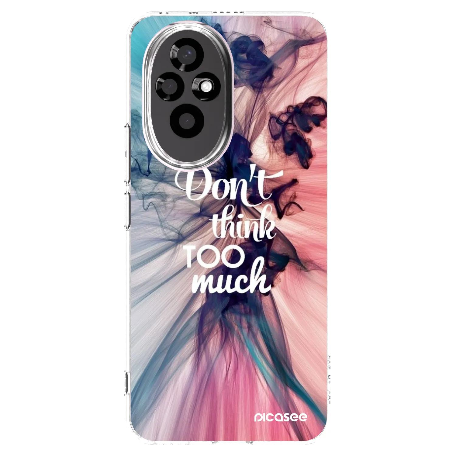 Picasee silikonowe przeźroczyste etui na Honor 200 Pro 5G - Don't think TOO much