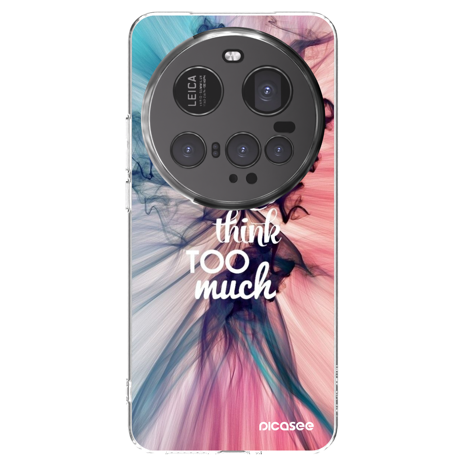 Picasee silikonowe przeźroczyste etui na Xiaomi 15 Ultra - Don't think TOO much