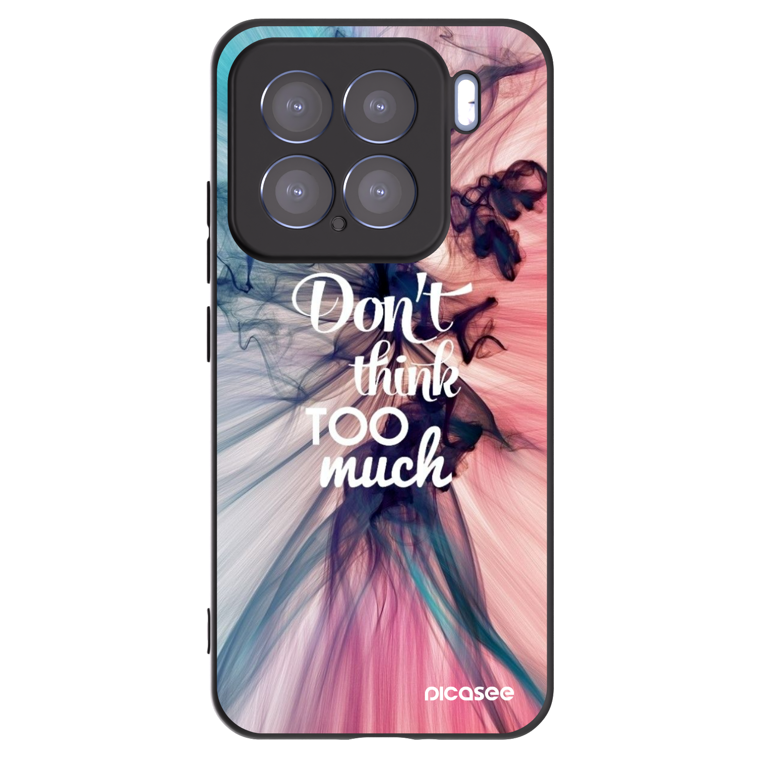 Picasee silikonowe czarne etui na Xiaomi 15 - Don't think TOO much