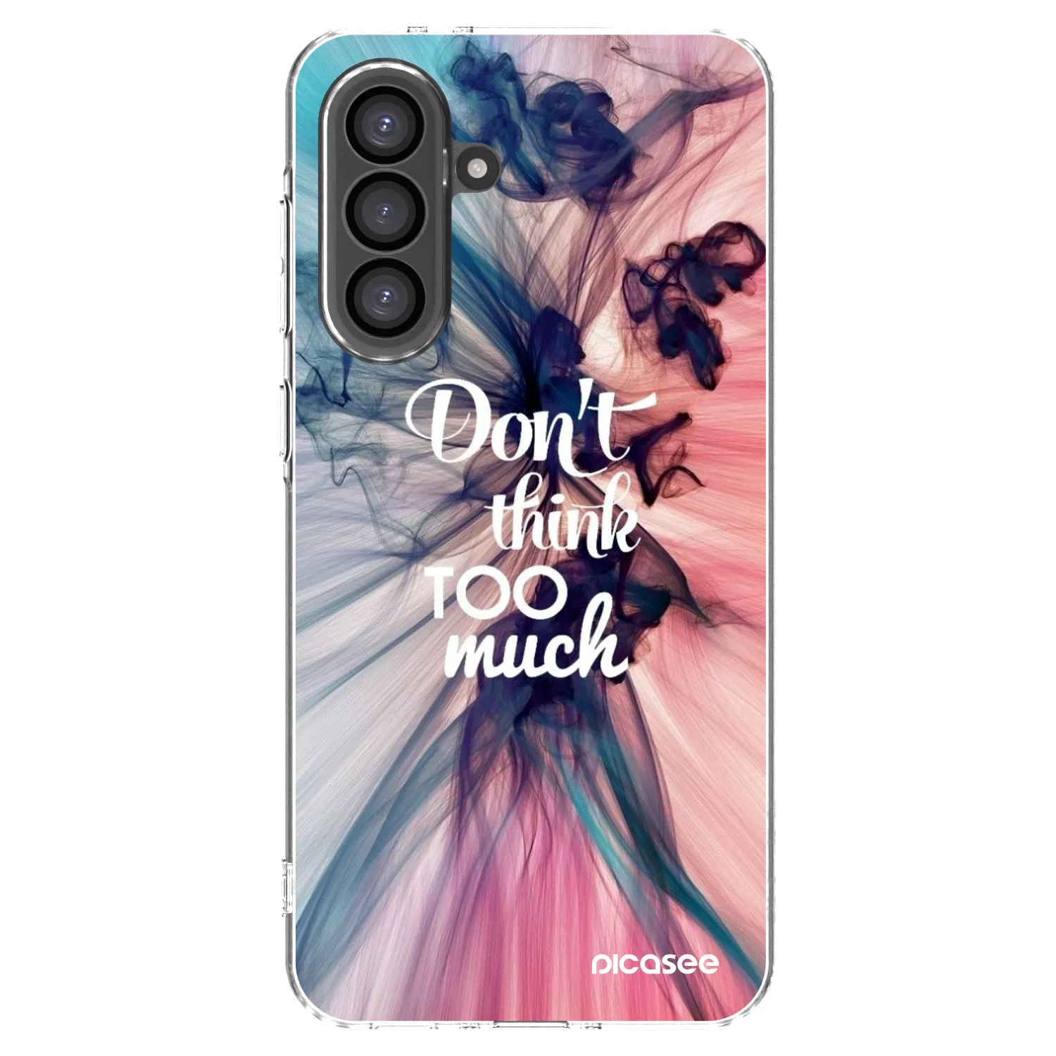 Picasee silikonowe przeźroczyste etui na Samsung Galaxy A56 5G A566B - Don't think TOO much