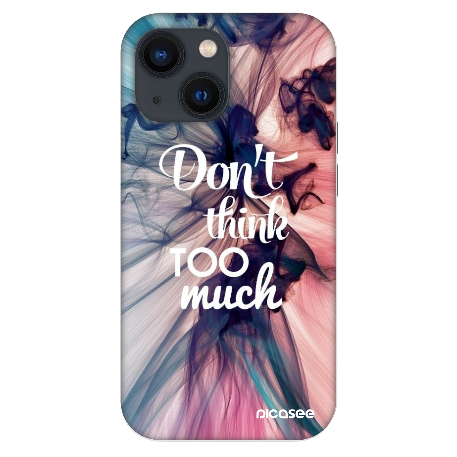 Picasee Fashion Case na Apple iPhone 13 mini - Don't think TOO much