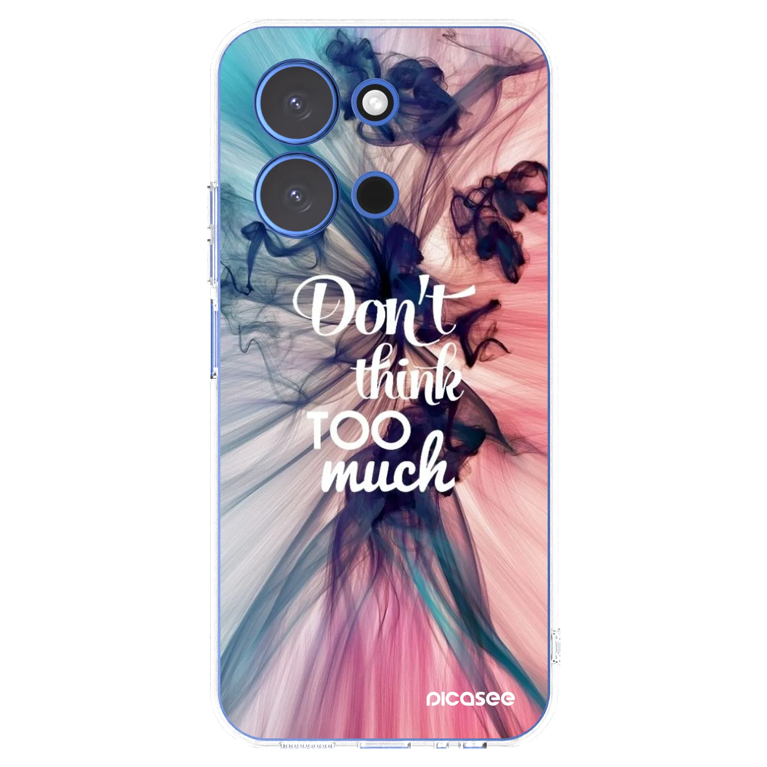 Picasee silikonowe przeźroczyste etui na Xiaomi Redmi 15C 4G - Don't think TOO much