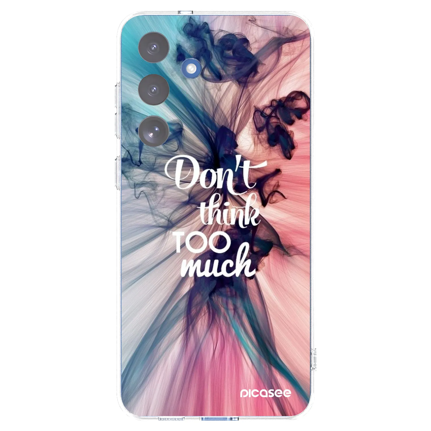 Picasee silikonowe przeźroczyste etui na Samsung Galaxy S25 FE 5G - Don't think TOO much