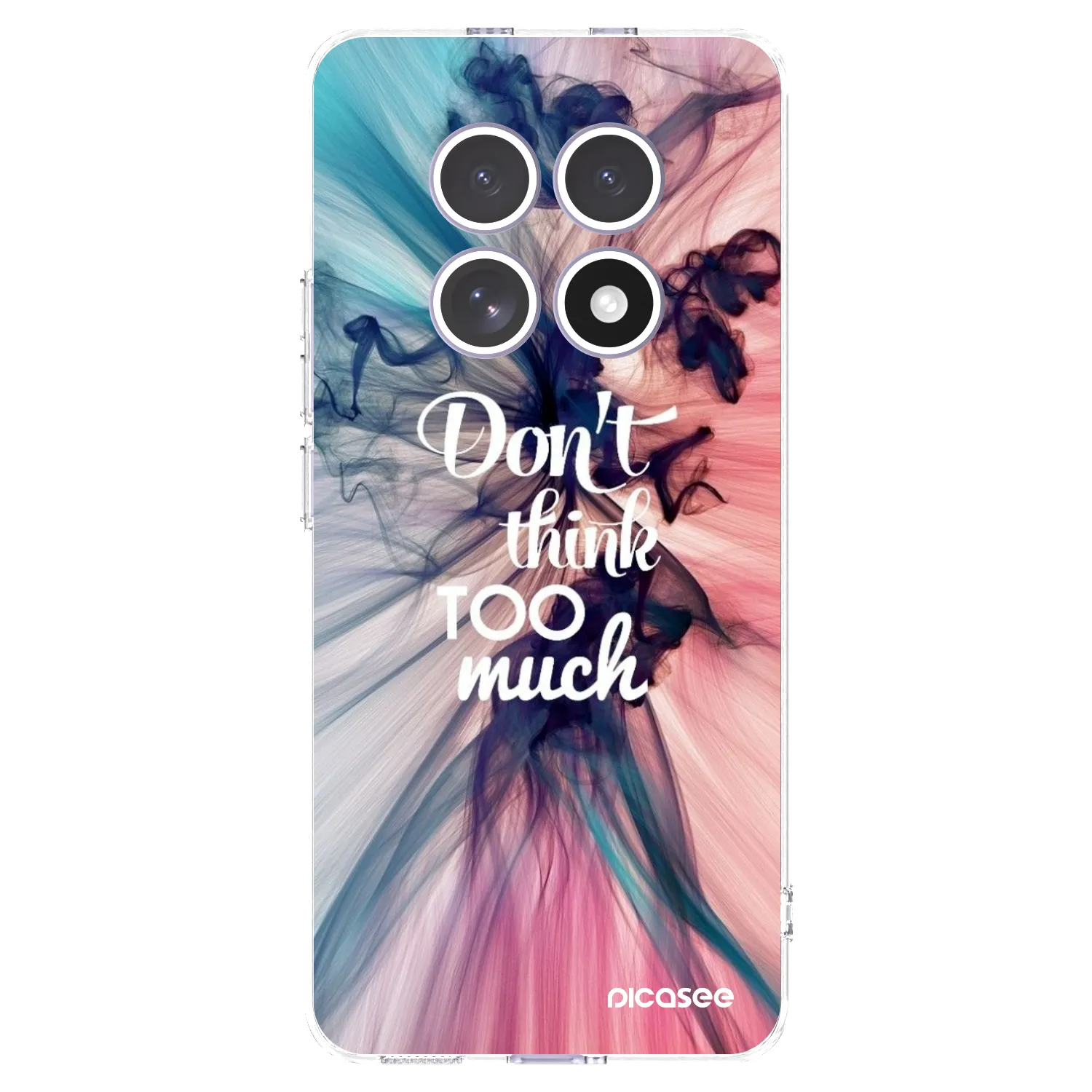 Picasee silikonowe przeźroczyste etui na Xiaomi Redmi Note 15 4G - Don't think TOO much
