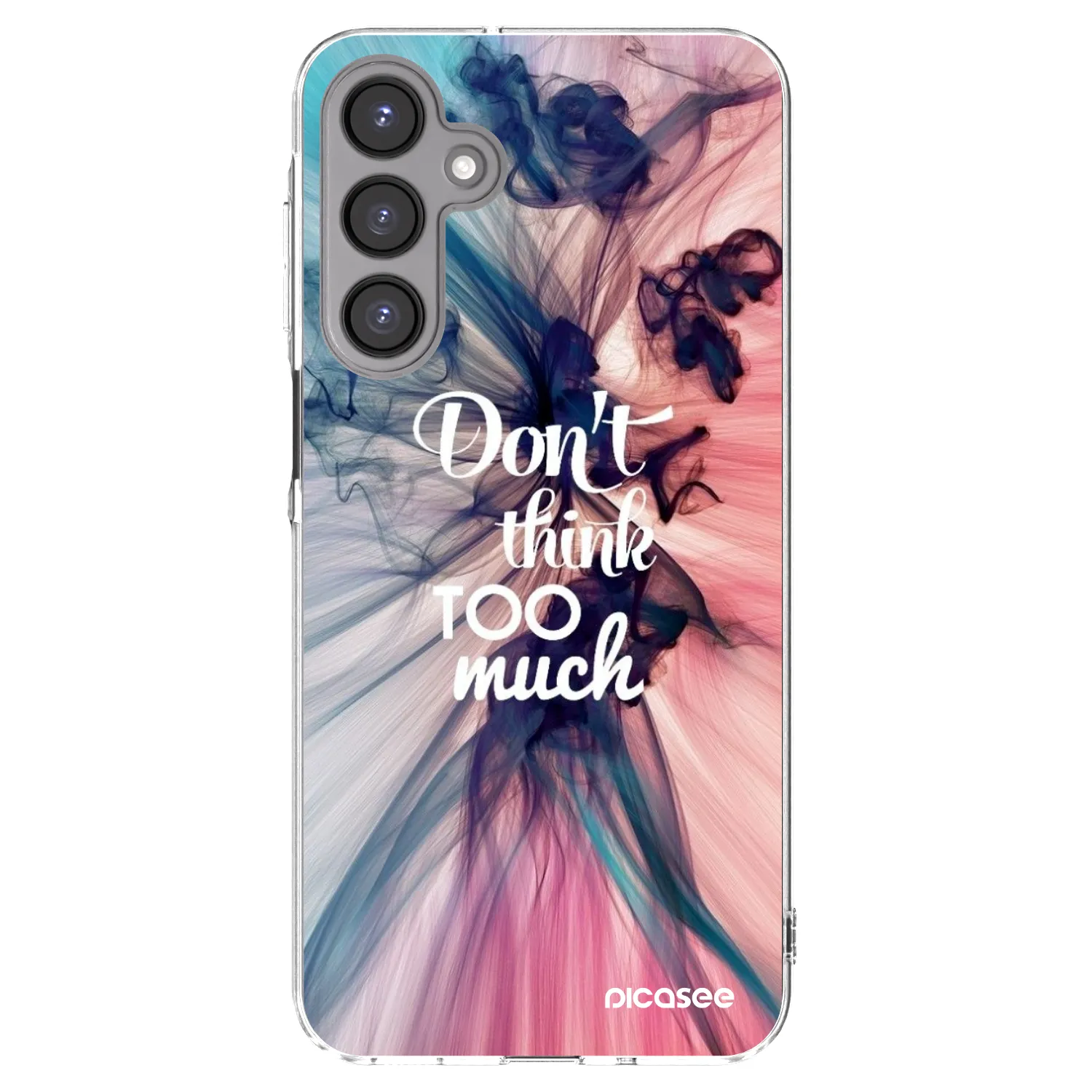 Picasee silikonowe przeźroczyste etui na Samsung Galaxy A16 4G - Don't think TOO much