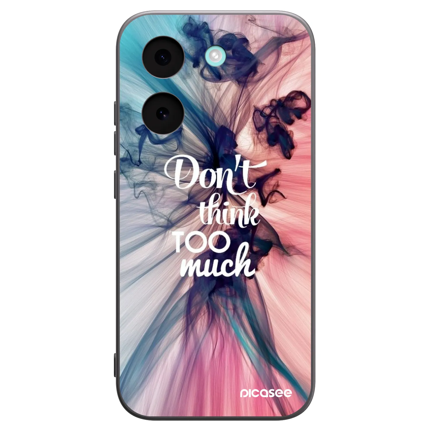 Picasee silikonowe czarne etui na Xiaomi Poco X8 Pro - Don't think TOO much