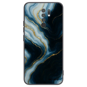 Picasee silikonowe czarne etui na Xiaomi Redmi 9 - Luna