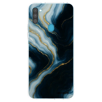 Picasee silikonowe przeźroczyste etui na Samsung Galaxy M11 - Luna