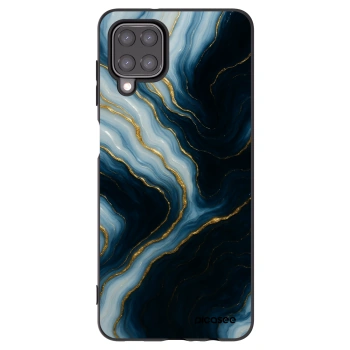 Picasee silikonowe czarne etui na Samsung Galaxy A12 A125F - Luna