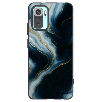 Picasee silikonowe czarne etui na Xiaomi Redmi Note 10 Pro - Luna
