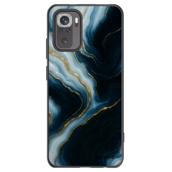 Picasee silikonowe czarne etui na Xiaomi Redmi Note 10S - Luna