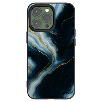 Picasee silikonowe czarne etui na Apple iPhone 13 Pro - Luna