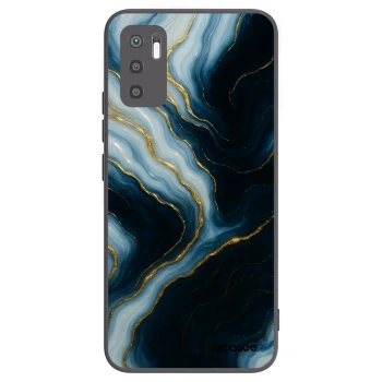 Picasee silikonowe czarne etui na Xiaomi Redmi Note 10 5G - Luna