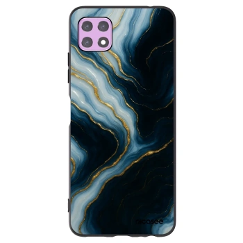 Picasee silikonowe czarne etui na Samsung Galaxy A22 A226B 5G - Luna