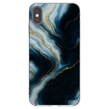 Picasee silikonowe przeźroczyste etui na Apple iPhone XS Max - Luna