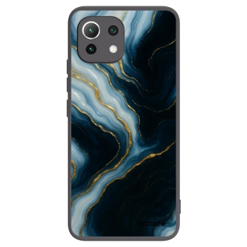 Picasee silikonowe czarne etui na Xiaomi 11 Lite 5G NE - Luna