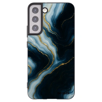 Picasee silikonowe czarne etui na Samsung Galaxy S22+ 5G - Luna