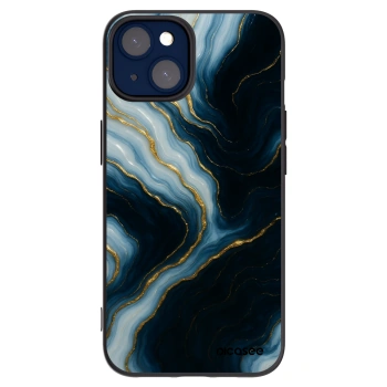 Picasee silikonowe czarne etui na Apple iPhone 14 - Luna