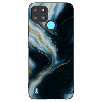 Picasee silikonowe czarne etui na Realme C21Y - Luna