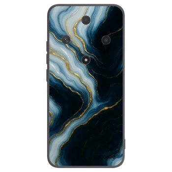 Picasee silikonowe czarne etui na Honor Magic6 Lite 5G - Luna