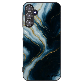 Picasee silikonowe czarne etui na Samsung Galaxy A15 A156B 5G - Luna