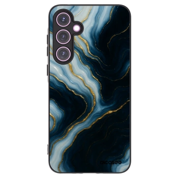 Picasee silikonowe czarne etui na Samsung Galaxy A35 5G A356B - Luna