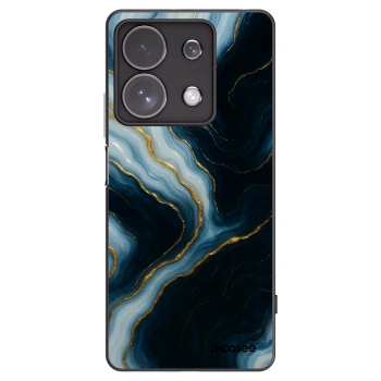 Picasee silikonowe czarne etui na Xiaomi Redmi Note 13 Pro 4G - Luna