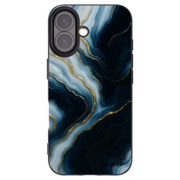Picasee silikonowe czarne etui na Apple iPhone 16 - Luna