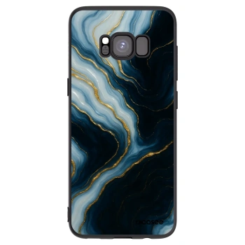 Picasee silikonowe czarne etui na Samsung Galaxy S8 G950F - Luna