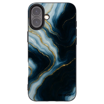 Picasee silikonowe czarne etui na Apple iPhone 16 Plus - Luna